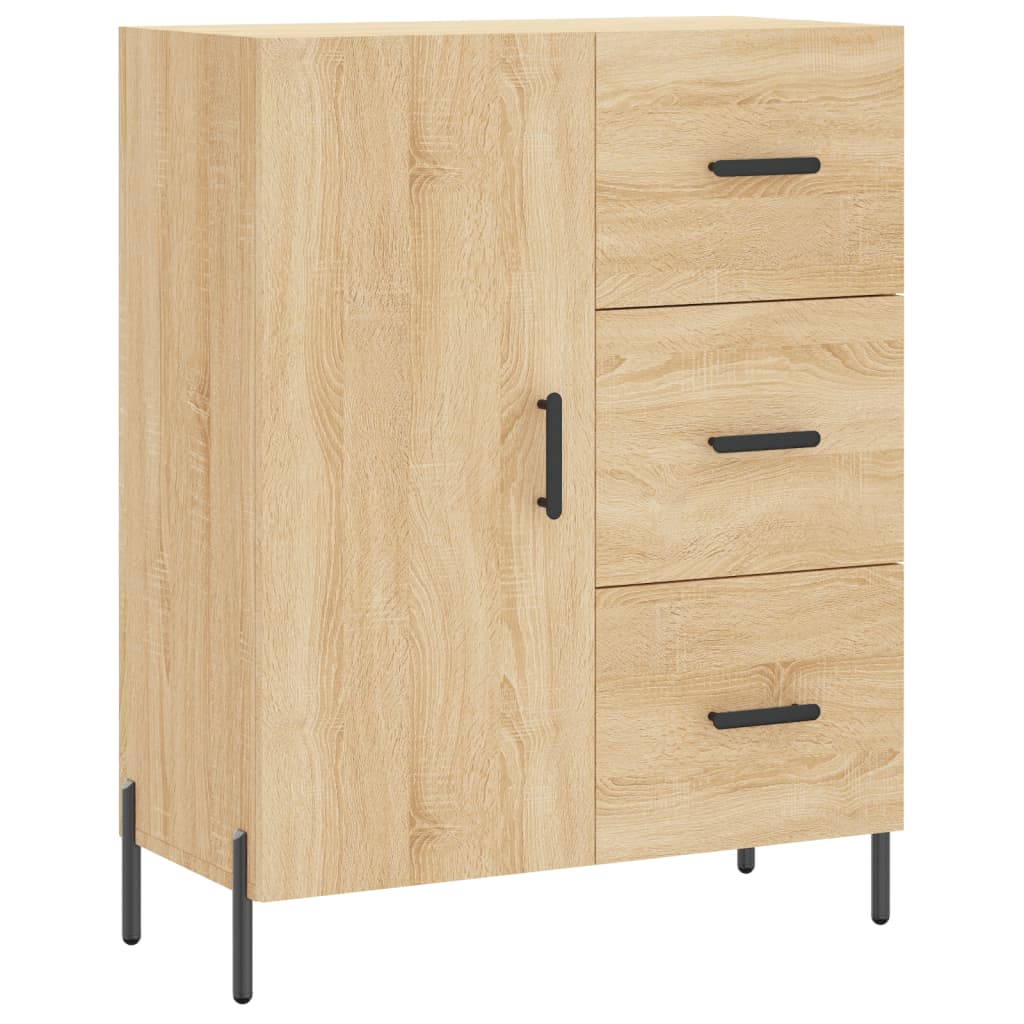 Credenza Rovere Sonoma 69,5x34x180 cm in Legno Multistrato - homemem39