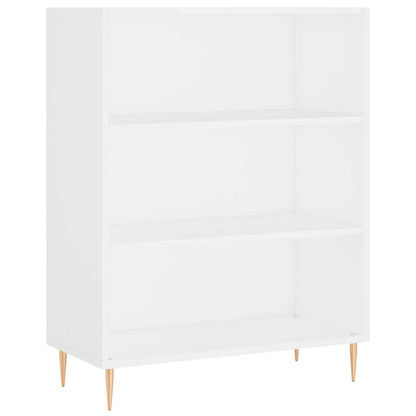 Credenza Bianca 69,5x32,5x180 cm Legno Multistrato - homemem39