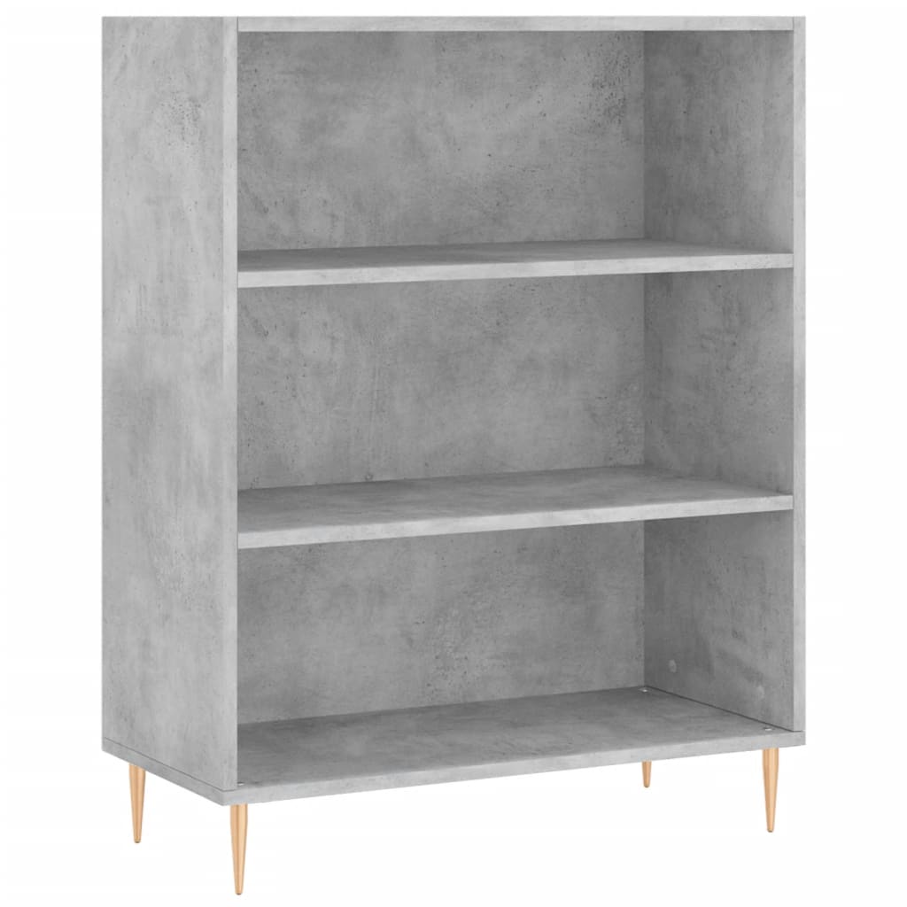 Credenza Grigio Sonoma 69,5x32,5x180 cm Legno Multistrato - homemem39