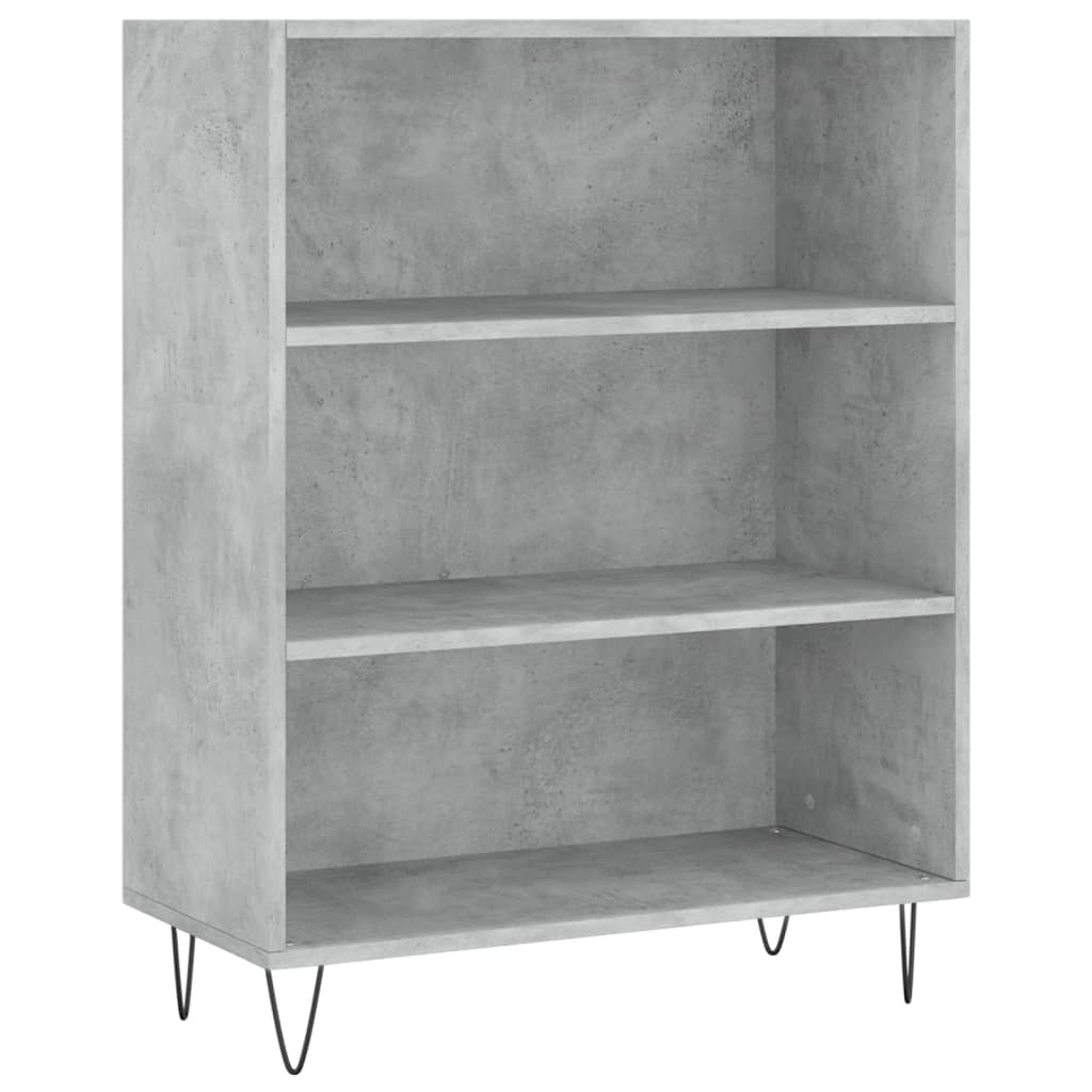 Credenza Grigio Sonoma 69,5x32,5x180 cm Legno Multistrato - homemem39