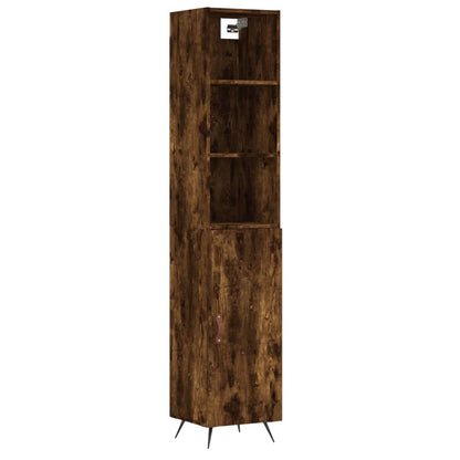 Credenza Rovere Fumo 34,5x34x180 cm in Legno Multistrato - homemem39