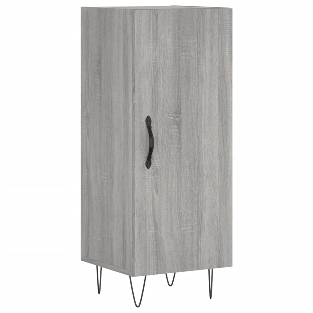 Credenza Grigio Sonoma 34,5x34x180 cm in Legno Multistrato - homemem39