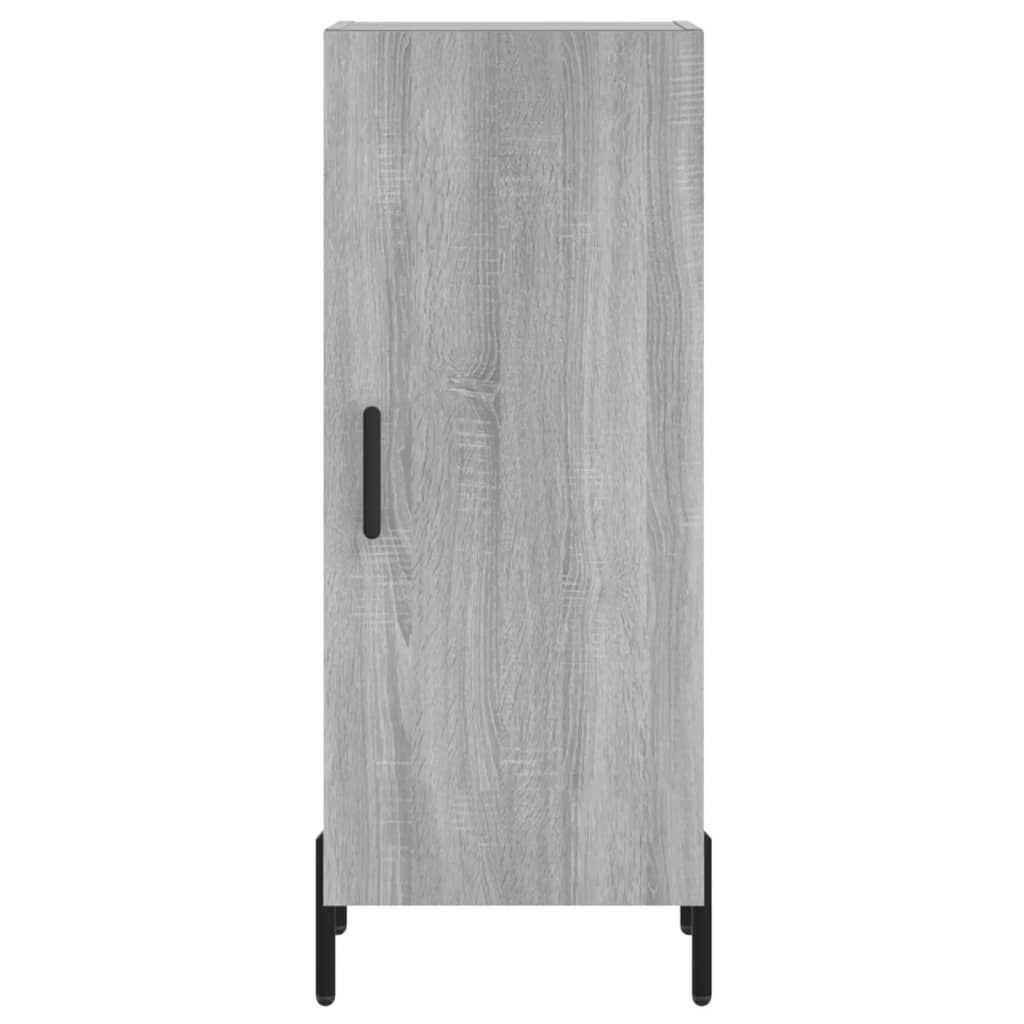 Credenza Grigio Sonoma 34,5x34x180 cm in Legno Multistrato - homemem39