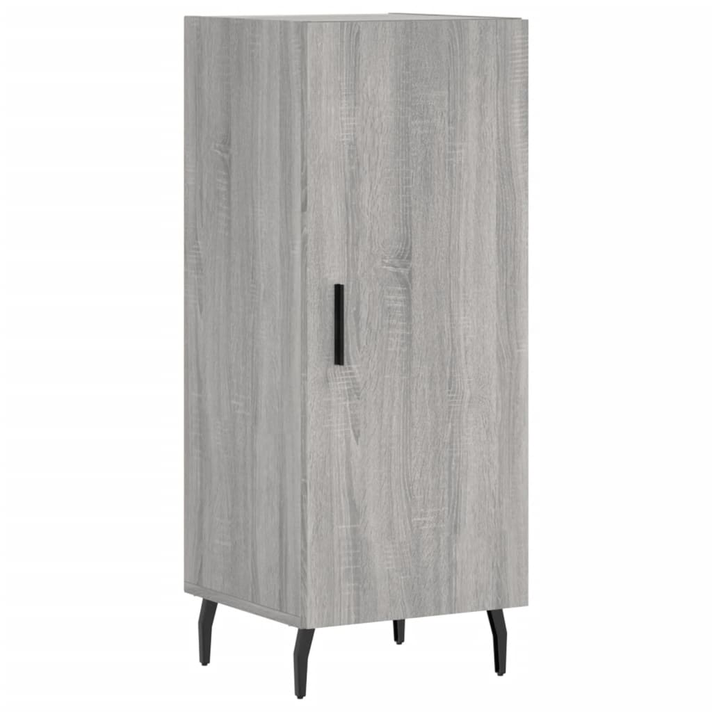 Credenza Grigio Sonoma 34,5x34x180 cm in Legno Multistrato - homemem39