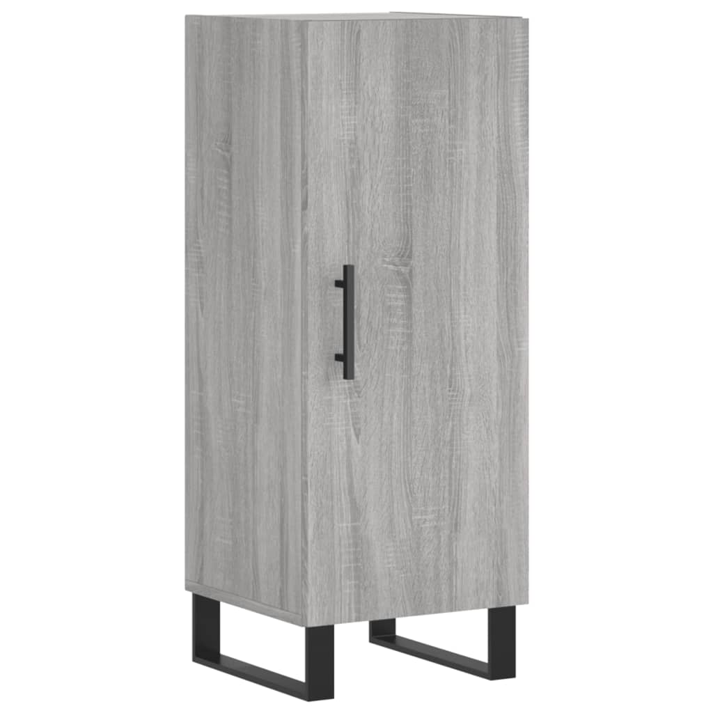 Credenza Grigio Sonoma 34,5x34x180 cm in Legno Multistrato - homemem39