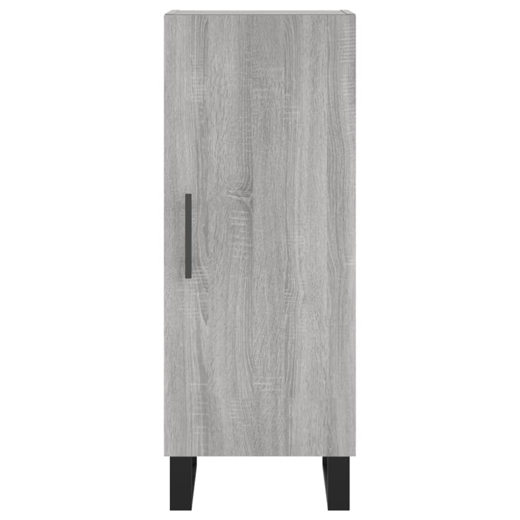 Credenza Grigio Sonoma 34,5x34x180 cm in Legno Multistrato - homemem39