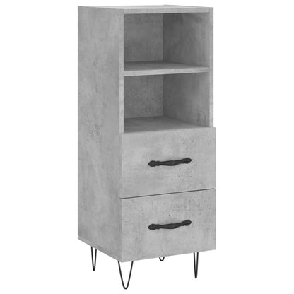 Credenza Grigio Cemento 34,5x34x180 cm in Legno Multistrato - homemem39