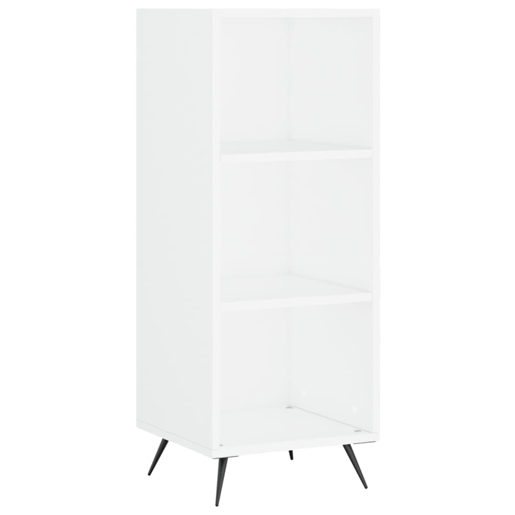 Credenza 34,5x32,5x180 cm in Legno Multistrato Bianco Lucido - homemem39