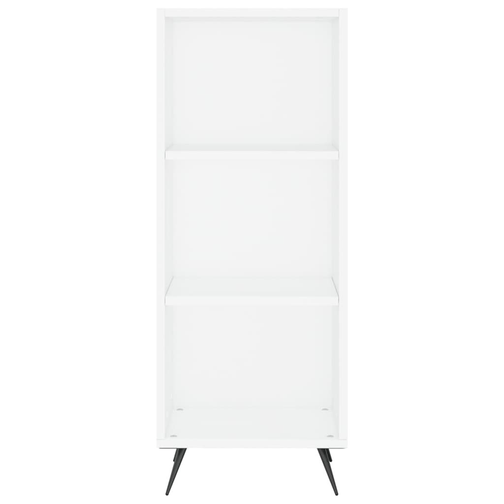 Credenza 34,5x32,5x180 cm in Legno Multistrato Bianco Lucido - homemem39