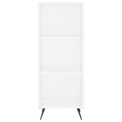 Credenza 34,5x32,5x180 cm in Legno Multistrato Bianco Lucido - homemem39