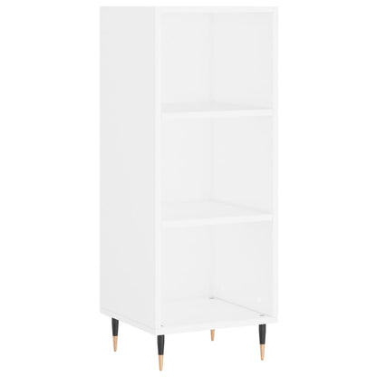 Credenza 34,5x32,5x180 cm in Legno Multistrato Bianco Lucido - homemem39