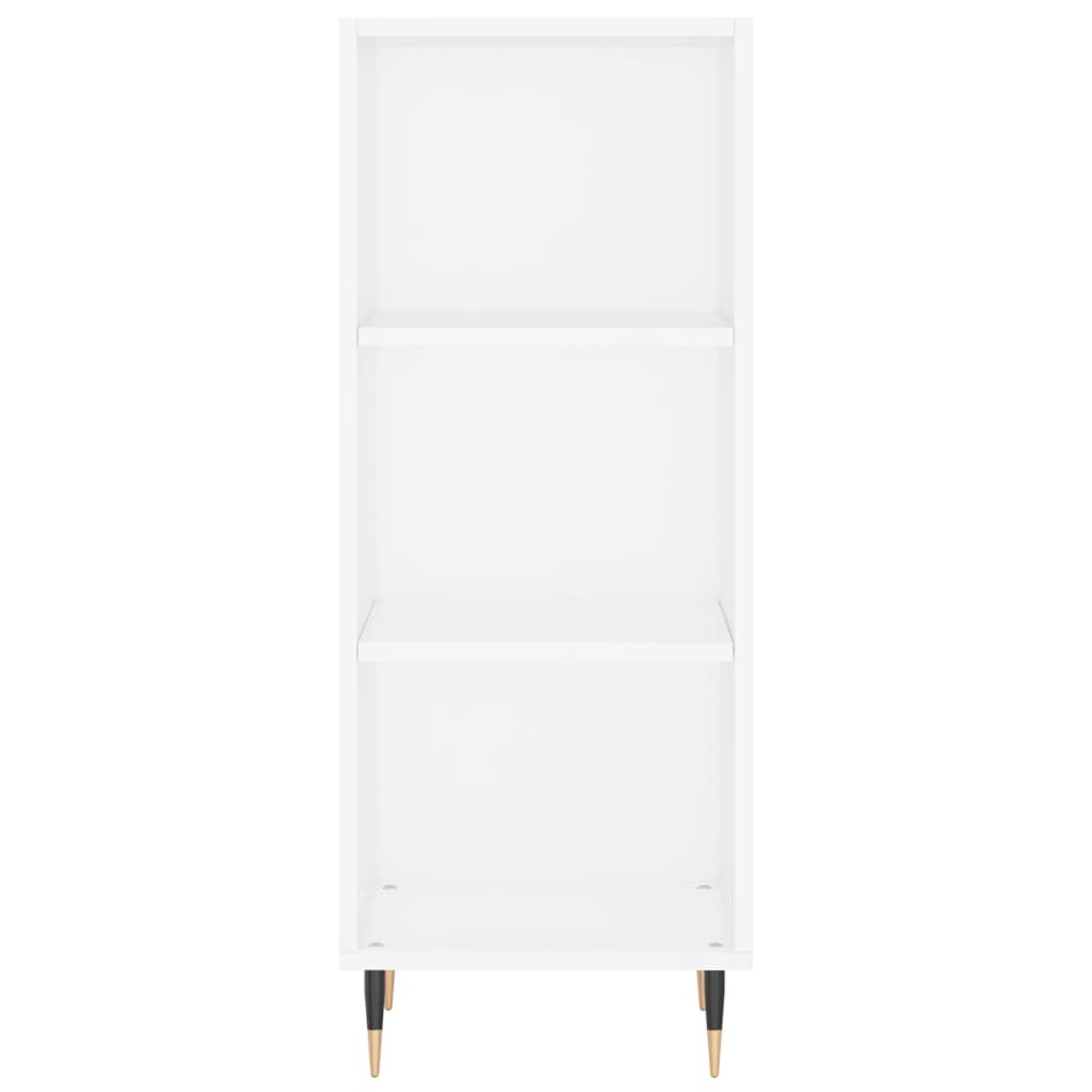 Credenza 34,5x32,5x180 cm in Legno Multistrato Bianco Lucido - homemem39