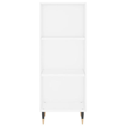 Credenza 34,5x32,5x180 cm in Legno Multistrato Bianco Lucido - homemem39