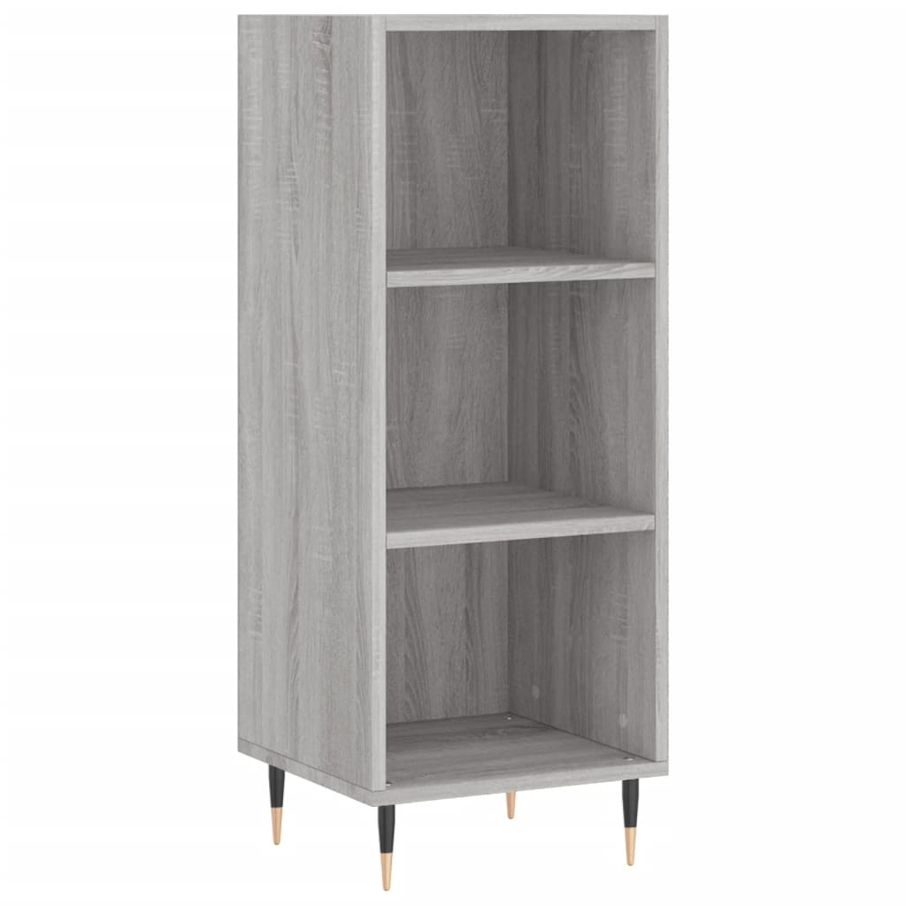 Credenza Grigio Sonoma 34,5x32,5x180 cm in Legno Multistrato - homemem39