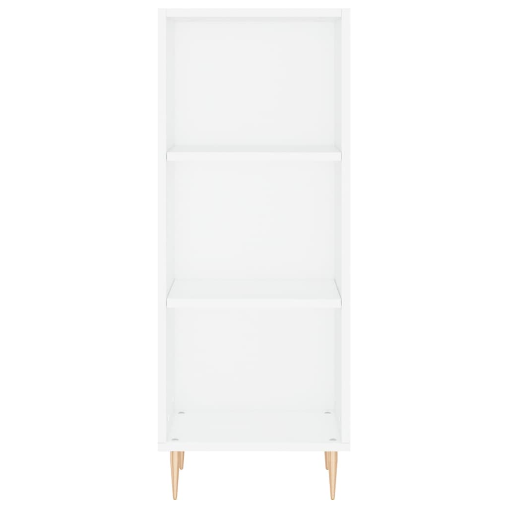 Credenza 34,5x32,5x180 cm in Legno Multistrato Bianco Lucido - homemem39