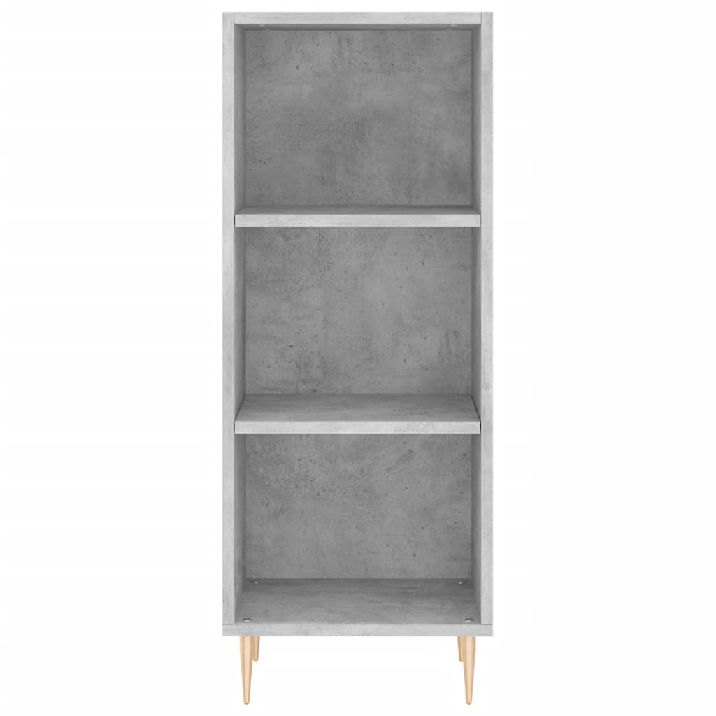 Credenza Grigio Cemento 34,5x32,5x180 cm in Legno Multistrato - homemem39