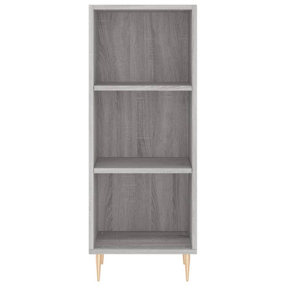 Credenza Grigio Sonoma 34,5x32,5x180 cm in Legno Multistrato - homemem39