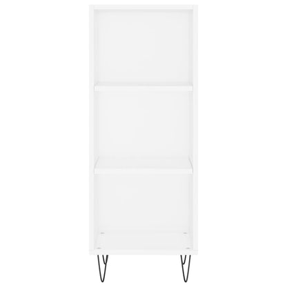 Credenza 34,5x32,5x180 cm in Legno Multistrato Bianco Lucido - homemem39