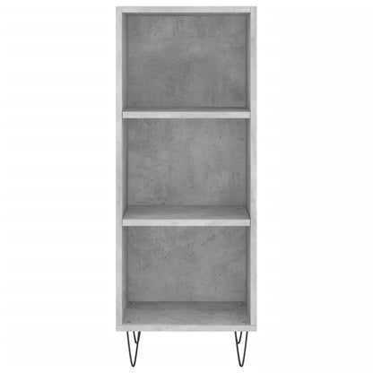 Credenza Grigio Cemento 34,5x32,5x180 cm in Legno Multistrato - homemem39