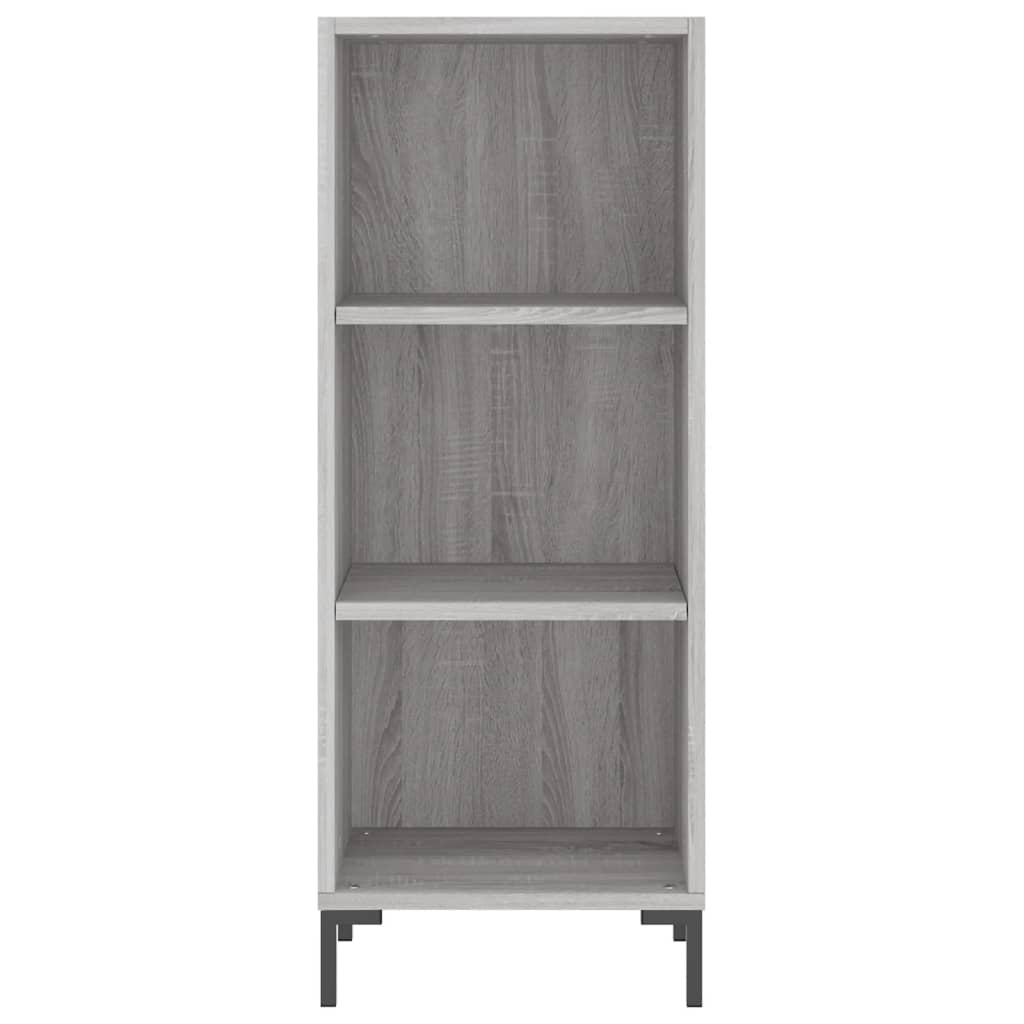 Credenza Grigio Sonoma 34,5x32,5x180 cm in Legno Multistrato - homemem39