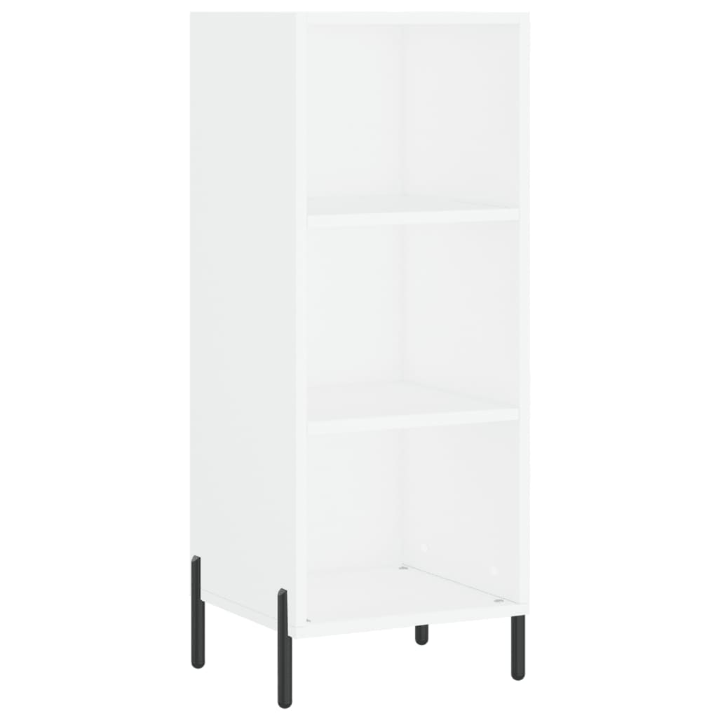 Credenza 34,5x32,5x180 cm in Legno Multistrato Bianco Lucido - homemem39