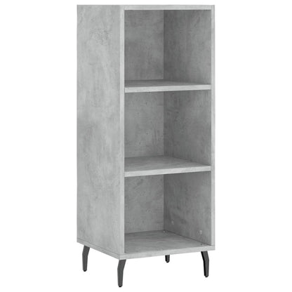 Credenza Grigio Cemento 34,5x32,5x180 cm in Legno Multistrato - homemem39