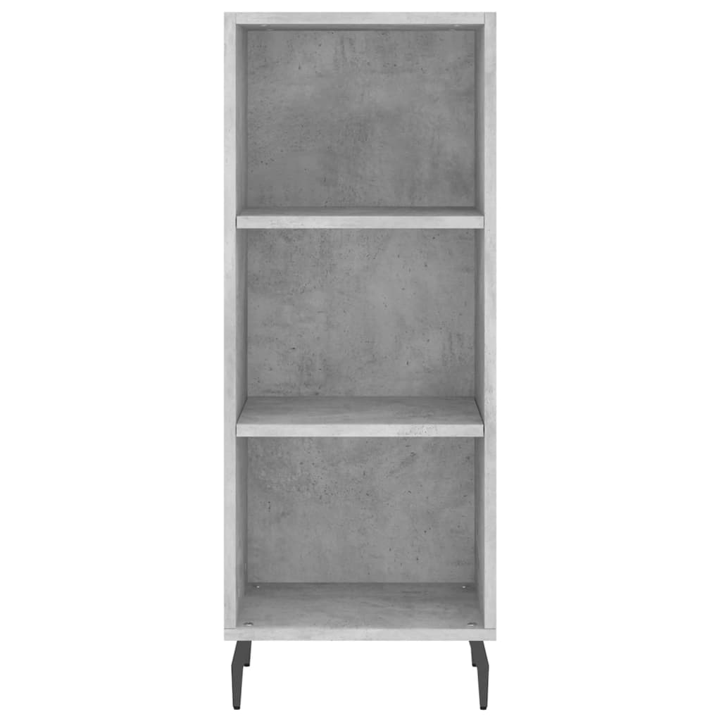 Credenza Grigio Cemento 34,5x32,5x180 cm in Legno Multistrato - homemem39