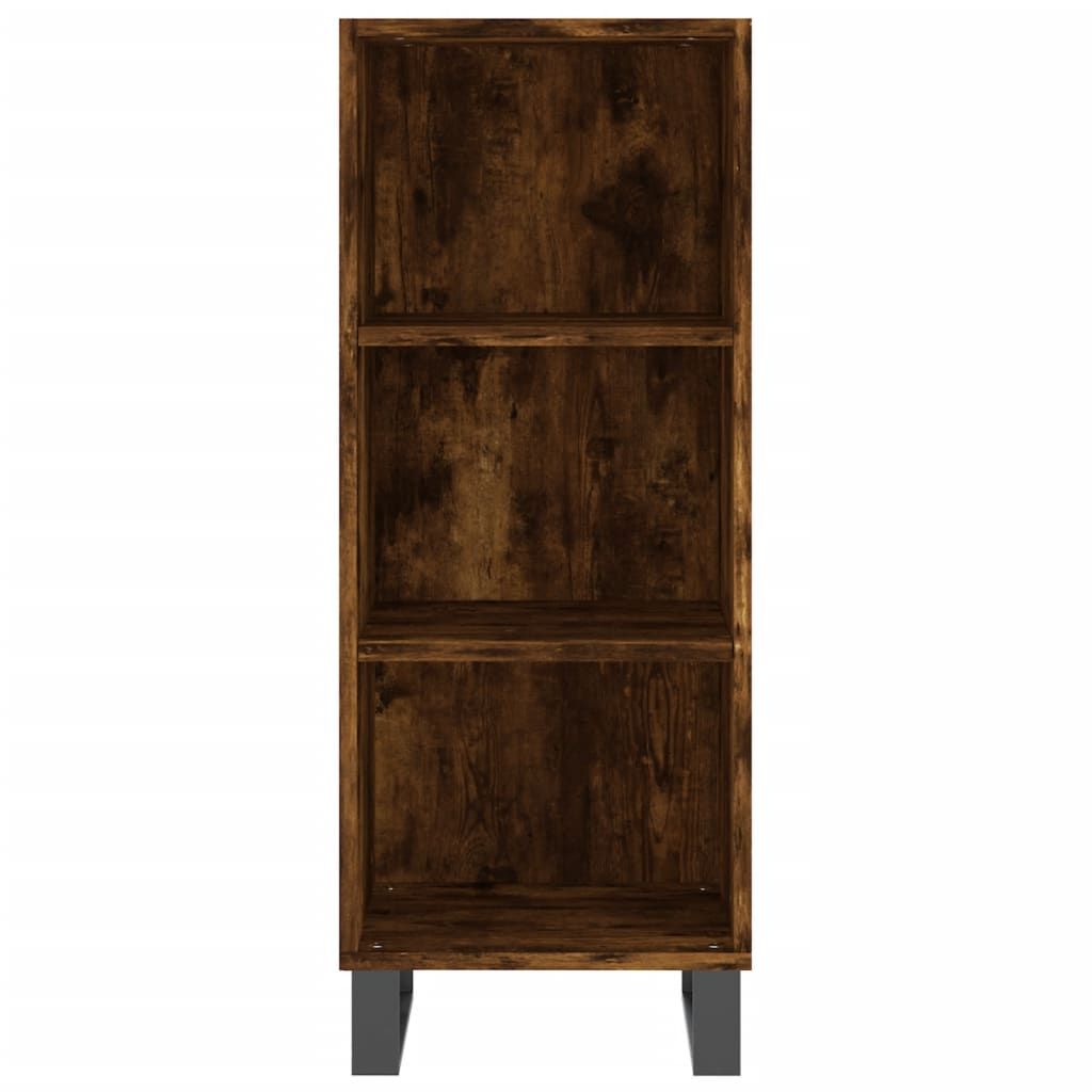 Credenza Rovere Fumo 34,5x32,5x180 cm in Legno Multistrato - homemem39