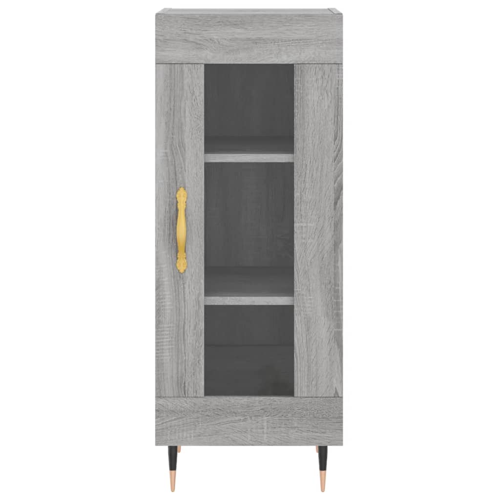 Credenza Grigio Sonoma 34,5x34x180 cm in Legno Multistrato - homemem39