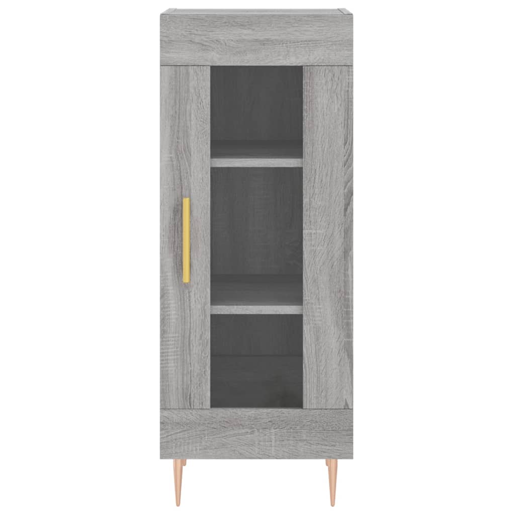 Credenza Grigio Sonoma 34,5x34x180 cm in Legno Multistrato - homemem39