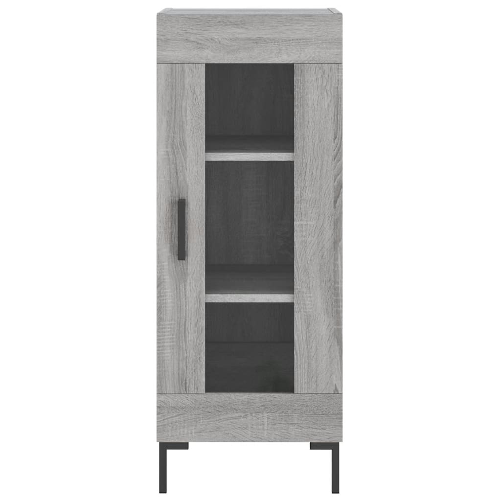 Credenza Grigio Sonoma 34,5x34x180 cm in Legno Multistrato - homemem39