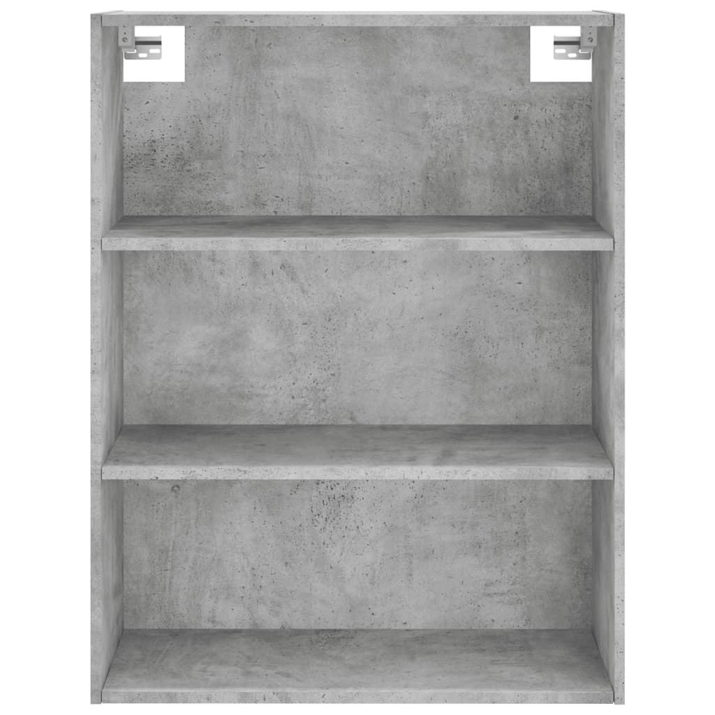 Credenza Grigio Cemento 69,5x34x180 cm in Legno Multistrato - homemem39