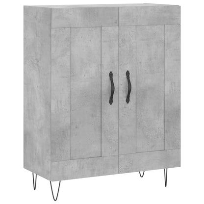 Credenza Grigio Cemento 69,5x34x180 cm in Legno Multistrato - homemem39