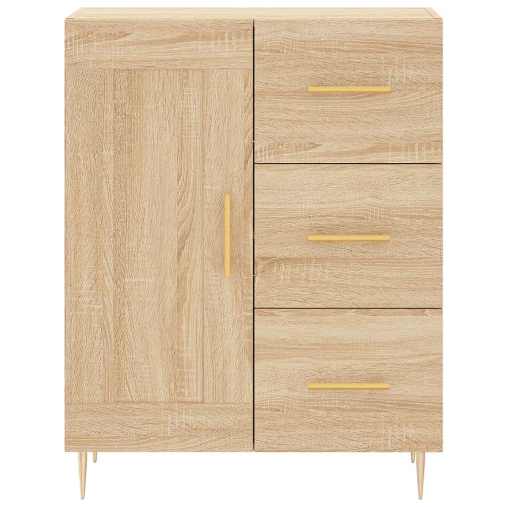 Credenza Rovere Sonoma 69,5x34x180 cm in Legno Multistrato - homemem39