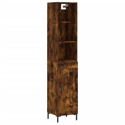 Credenza Rovere Fumo 34,5x34x180 cm in Legno Multistrato - homemem39