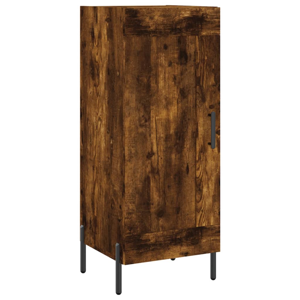 Credenza Rovere Fumo 34,5x34x180 cm in Legno Multistrato - homemem39