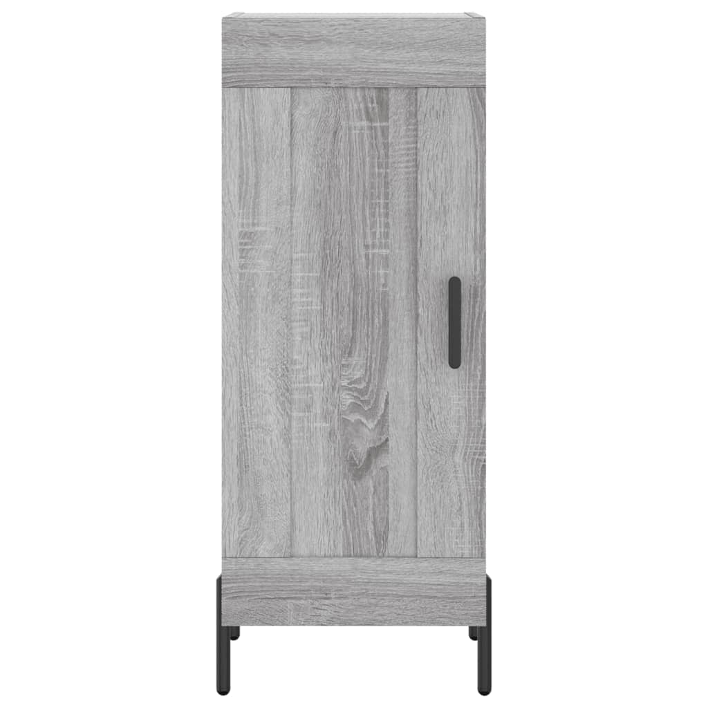 Credenza Grigio Sonoma 34,5x34x180 cm in Legno Multistrato - homemem39