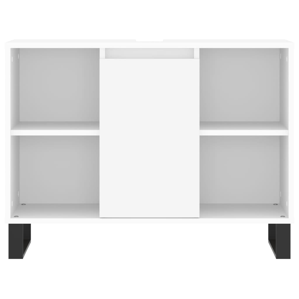 Set Mobili da Bagno 3 pz Bianco in Legno Multistrato - homemem39