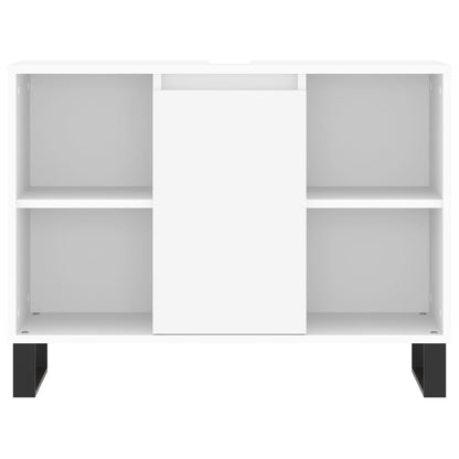 Set Mobili da Bagno 3 pz Bianco in Legno Multistrato - homemem39