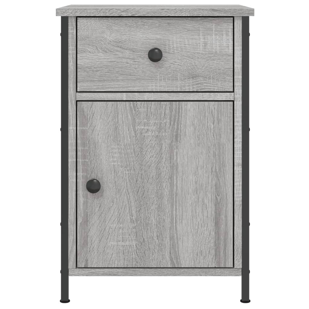 Comodini 2 pz Grigio Sonoma 40x42x60 cm in Legno Multistrato - homemem39