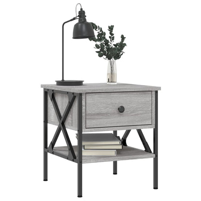 Comodini 2 pz Grigio Sonoma 40x42x45 cm in Legno Multistrato - homemem39