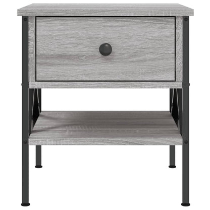 Comodini 2 pz Grigio Sonoma 40x42x45 cm in Legno Multistrato - homemem39