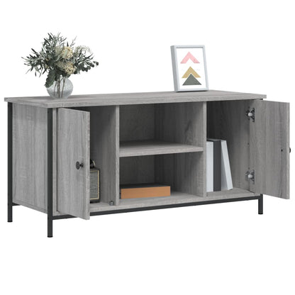 Mobile Porta TV Grigio Sonoma 100x40x50 cm in Legno Multistrato - homemem39