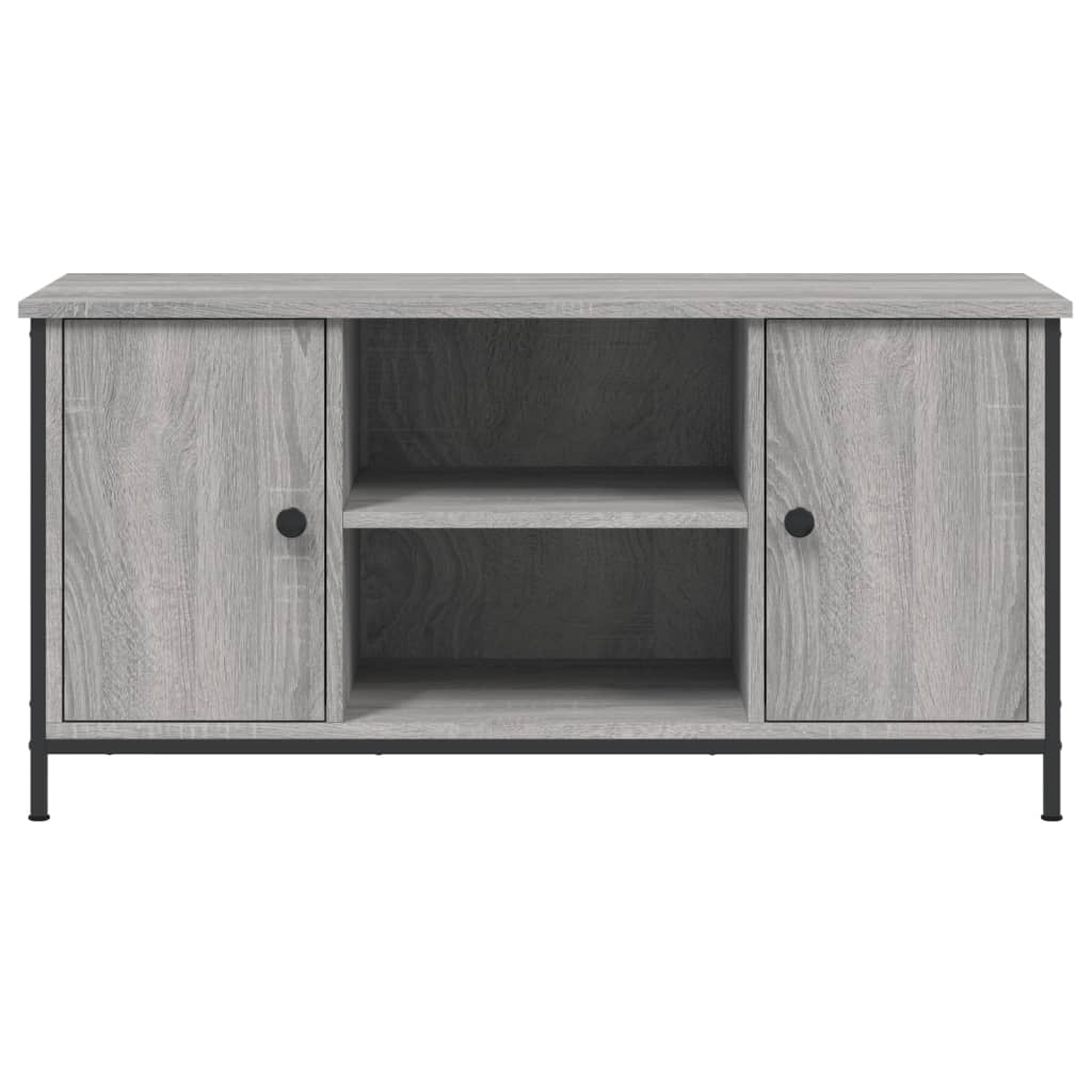 Mobile Porta TV Grigio Sonoma 100x40x50 cm in Legno Multistrato - homemem39