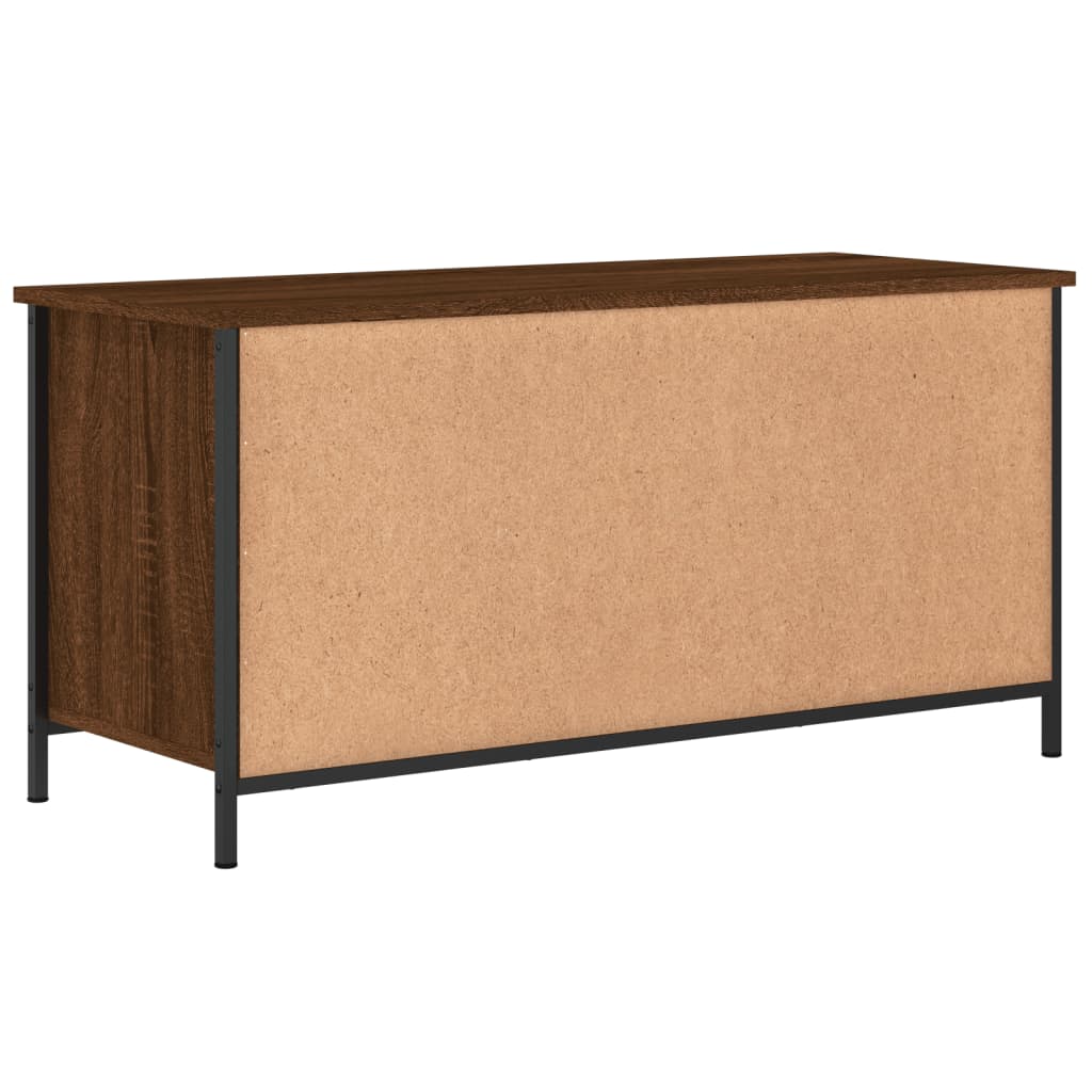 Mobile Porta TV Rovere Marrone 100x40x50 cm Legno Multistrato - homemem39