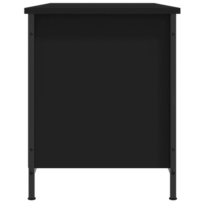 Mobile Porta TV Nero 100x40x50 cm in Legno Multistrato - homemem39