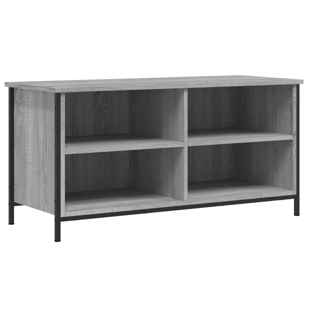 Mobile Porta TV Grigio Sonoma 100x40x50 cm in Legno Multistrato - homemem39