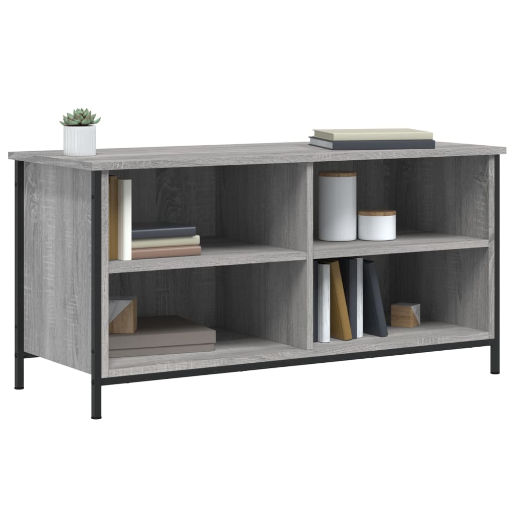 Mobile Porta TV Grigio Sonoma 100x40x50 cm in Legno Multistrato - homemem39