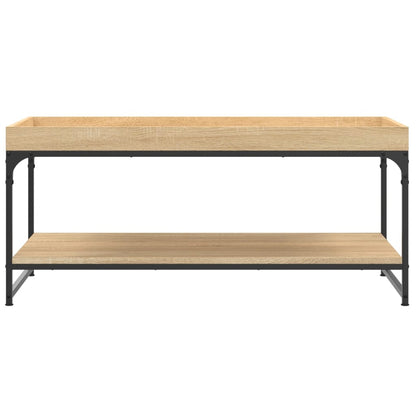 Tavolino da Salotto Rovere Sonoma 100x49x45cm Legno Multistrato - homemem39