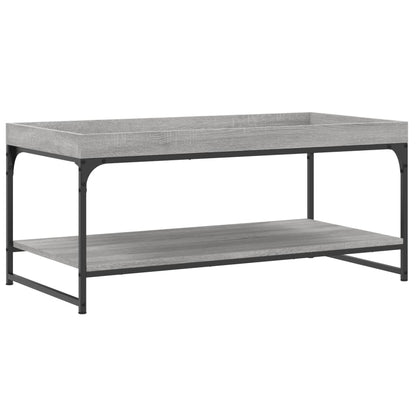 Tavolino da Salotto Grigio Sonoma 100x49x45cm Legno Multistrato - homemem39